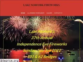 lakenorforkfireworks.com