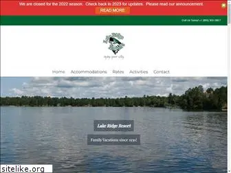 lakeridgeresort.com