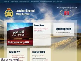 lakeshoreregionalpolice.com