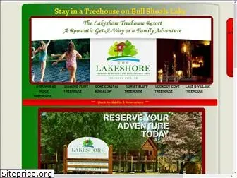 lakeshoretreehouseresort.com