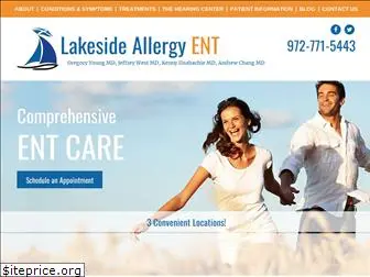 lakesideallergyent.com