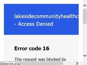 lakesidecommunityhealthcare.com