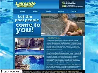 lakesidepoolsandconcrete.com