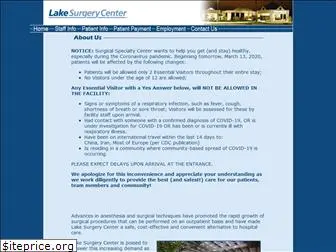 lakesurgerycenter.com