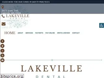 lakevilledental.com