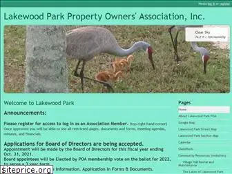 lakewoodparkpoa.com