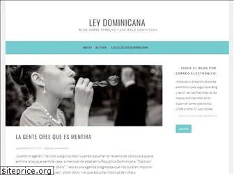 laleydominicana.com