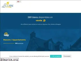 lalicorne-immobilier.com