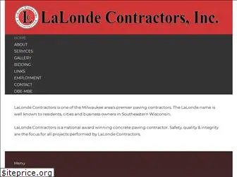 lalondecontractors.com