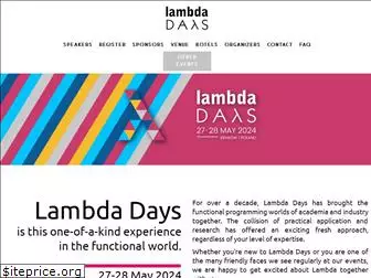 lambdadays.org