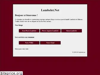 lambelet.net