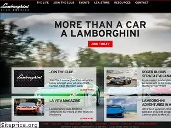 lamborghiniclubamerica.com