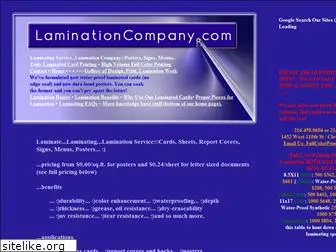 laminationcompany.com