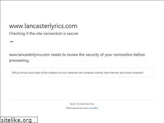 lancasterlyrics.com