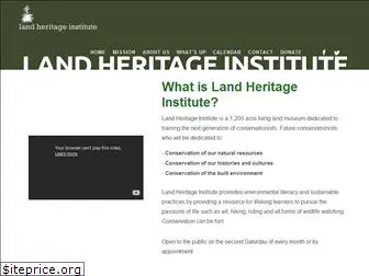landheritageinstitute.com