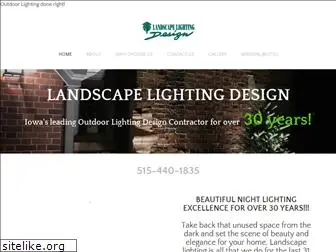 landscapelightingiowa.com