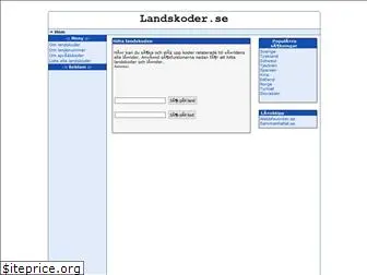 landskoder.se