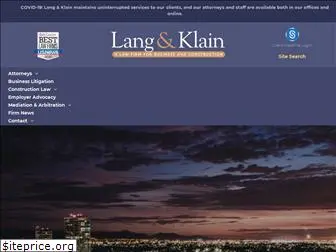 lang-klain.com