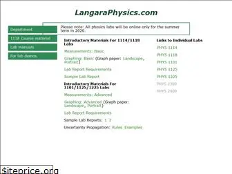 langaraphysics.com