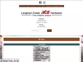 langhamcreekace.com