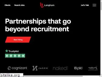 langhamrecruitment.co.uk