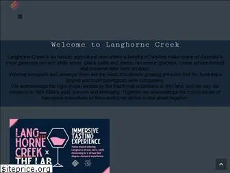 langhornecreek.com