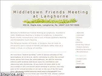 langhornequakers.org