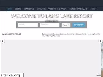 langlakeresort.com