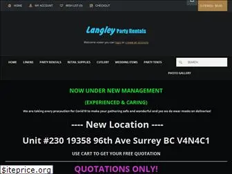 langleypartyrentals.com