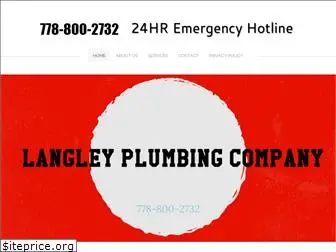 langleyplumbingcompany.com