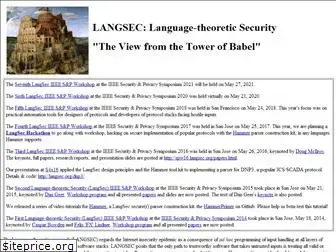 langsec.org