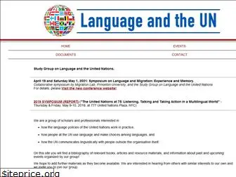 languageandtheun.org