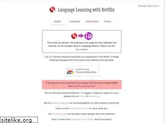 languagelearningwithnetflix.com