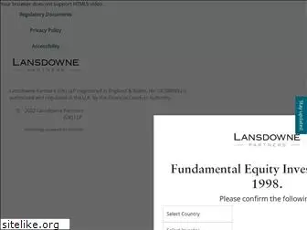 lansdownepartners.com