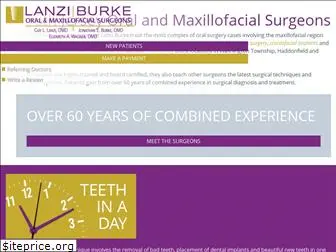 lanziburkeoralsurgery.com