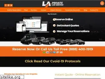 laprivatecarservice.com