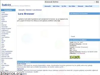 lara-browser-indir.indir21.com