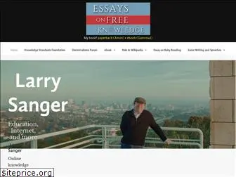 larrysanger.org