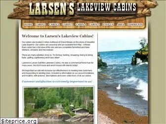 larsenslakeviewcabins.com