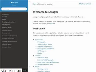 lasagne.readthedocs.io