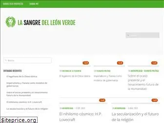 lasangredelleonverde.com