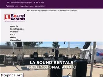 lasoundrentals.com