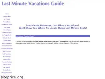 last-minute-vacation-guide.com