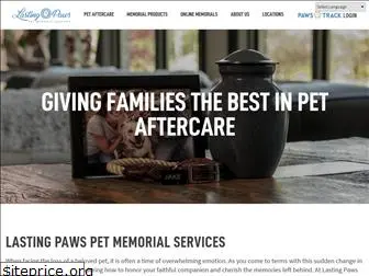 lastingpawspetmemorial.com