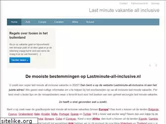 lastminute-all-inclusive.nl