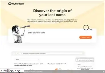 lastnames.myheritage.com