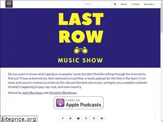 lastrowshow.com