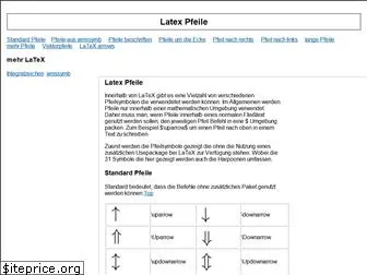 latex-pfeile.de