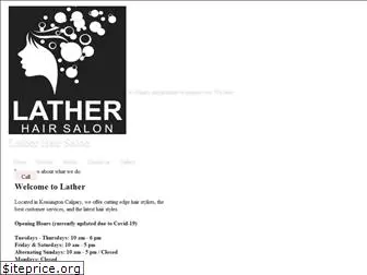 latherhairsalon.com