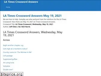 latimescrosswordsanswers.com